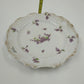 Limoges Bassett Austria Serving Platter Violet Floral Flower with Gold Tone Edge