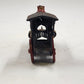 Locomotive Black Train 7.5"x3" Steam Engine 50 Red Wheels Cast Iron Collectible
