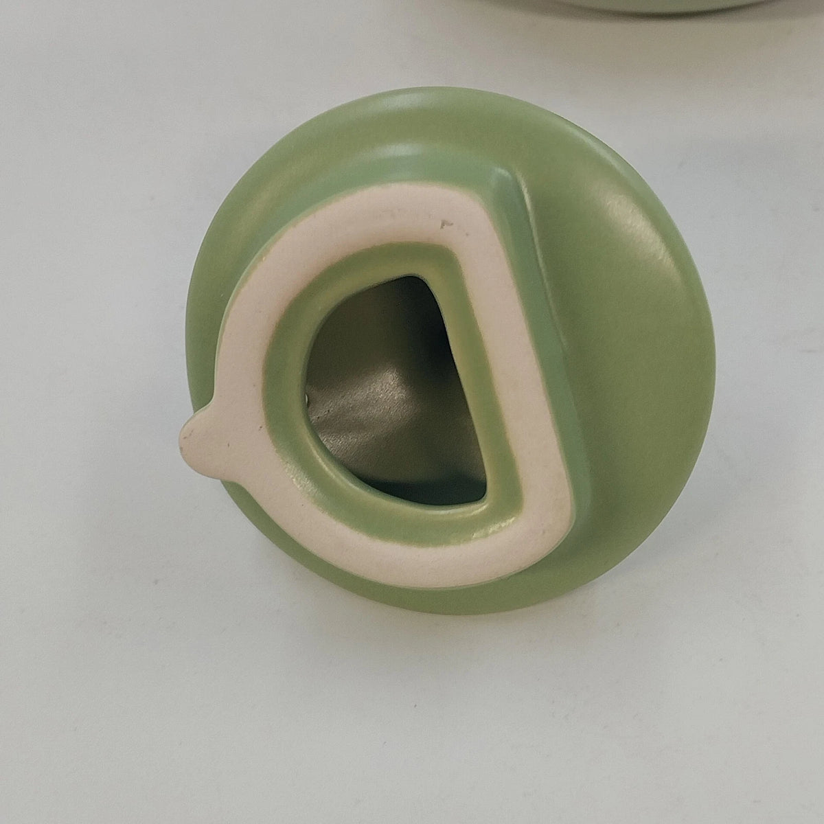 Chantal 92-TP10 Solid Green Teapot with Lid Stoneware Ceramic 0.75 Qt Vtg 2003