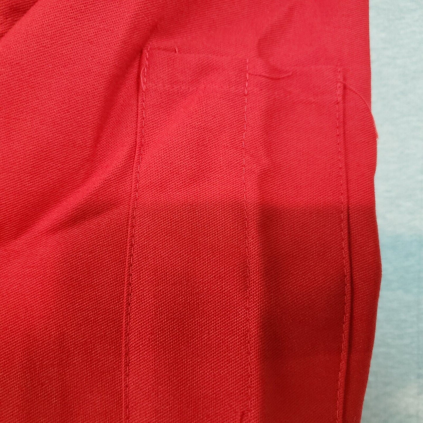 Fame Fabrics 30405 C10P Red 2XL Chef Coat 10 Button