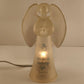 Avon Angel Accent Lamp Blessed Gift Collection Clear w Blue 9.5"T Isaiah 60:19