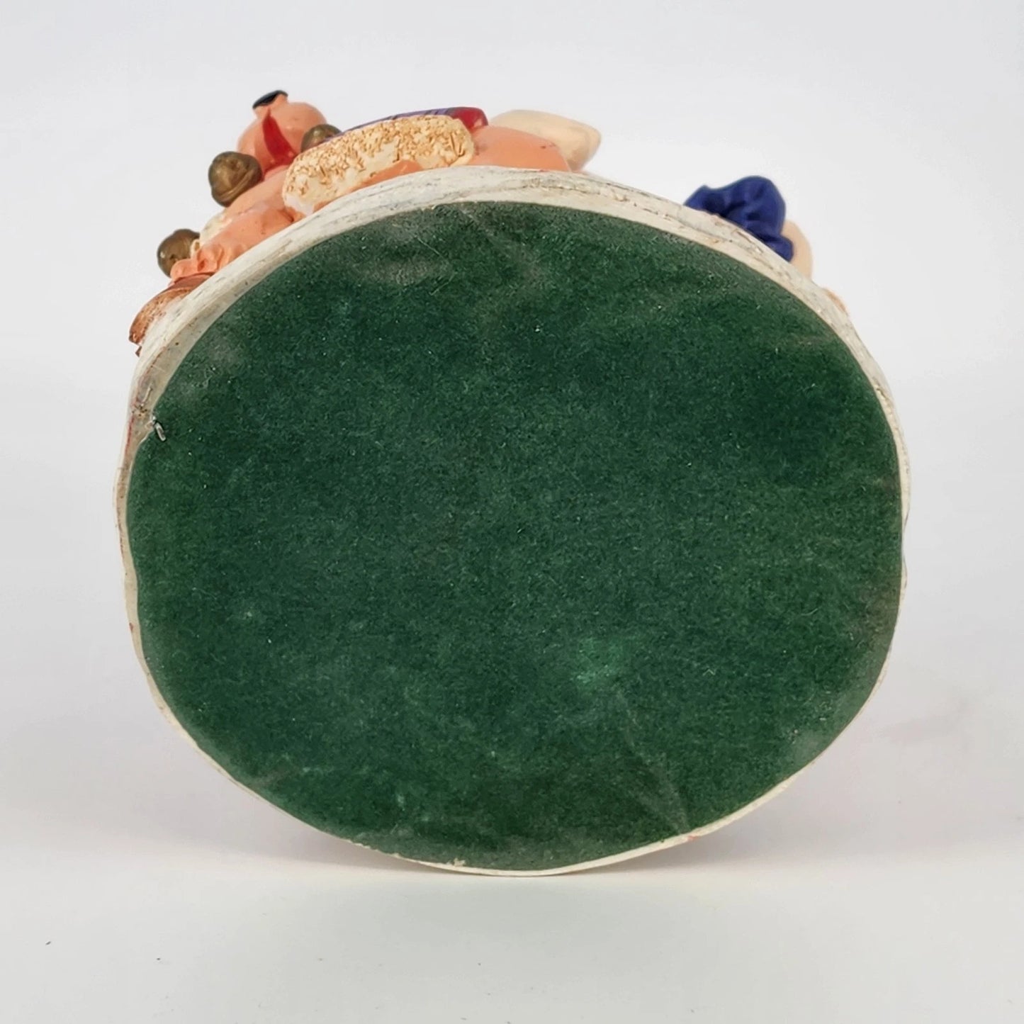 Santa & Reindeer Centerpiece Figurine Holiday Time Collectible Christmas Decor