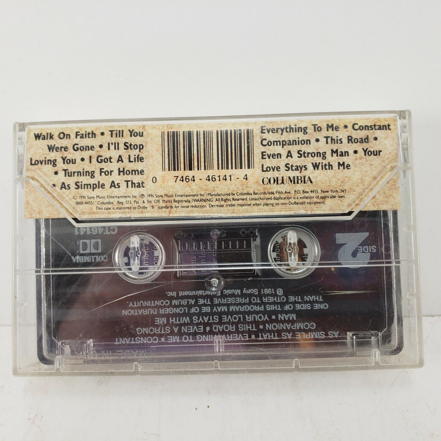 Mike Reid Turning For Home 1991 Cassette Country Folk Rock Tape