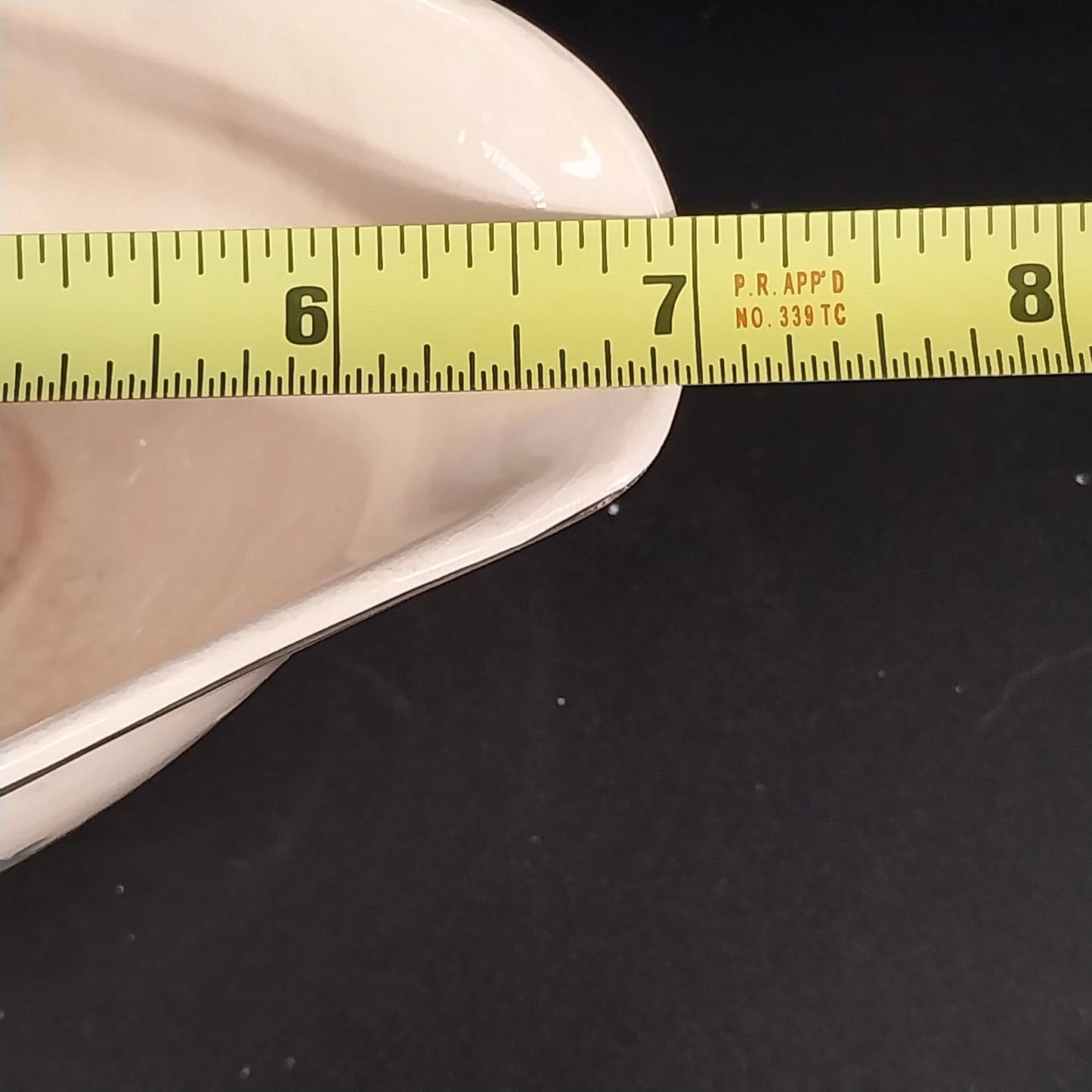 Vintage Leigh Ware Springtime Gravy Boat Gold Gilt Floral