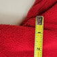 Marlboro Reversible Fleece Pullover Red & Black Plaid Men’s XL Half Zip 90s