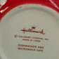 Hallmark Red Polka Dot Ceramic Mixing Bowl Farmhouse