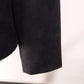 Studio Works Women’s Black Zip Jacket Size 4P Lightweight Notched Collar Petite