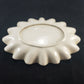 Vintage Ruffled Edge Ceramic Bowl 12 Inch Autumn Floral