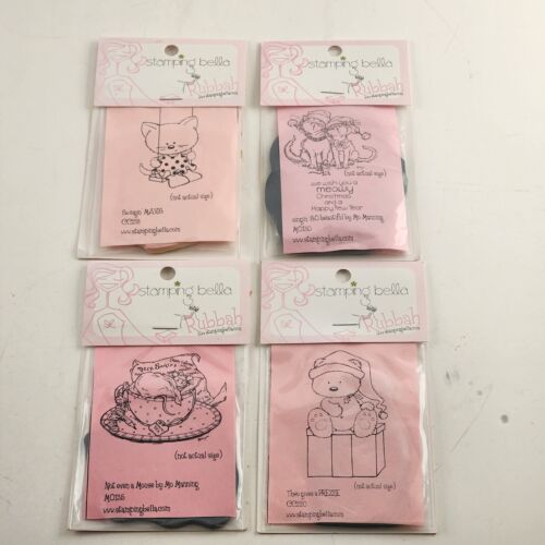 Stamping Bella Rubber Stamps Lot of 4 Unopened & Unused Brand New NOS