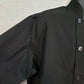 Fame Fabrics C10P Chef Coat Black XL 10 Button Long Sleeve