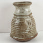 Three Tribes Stoneware 4" Tall Vase North Dakota Pottery Marked and Signed FOX