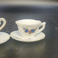 Japan Porcelain Demitasse Cups Saucers Floral Espresso 3 Mixed Sets Vintage