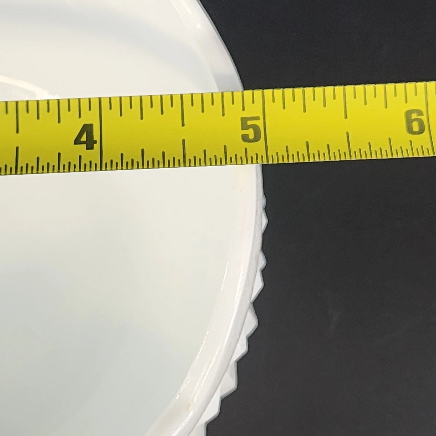 Vintage Indiana Milk Glass Diamond Point Candy Dish Footed Bowl