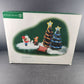 Dept 56 Snowy Landscape Set Snow Village Trees Frosty a Kid and Dog but No Bench