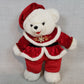 2000 Snowflake Teddy Bear Plush Red Velvet Christmas Large 22in