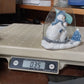 K's Collection Let It Snow-Man Snowmen Sled Glass Figurine 4" Christmas Decor