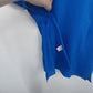 Talbots Petites Blue Chiffon Blouse Flutter Sleeve V Neck Women's MP Polyester