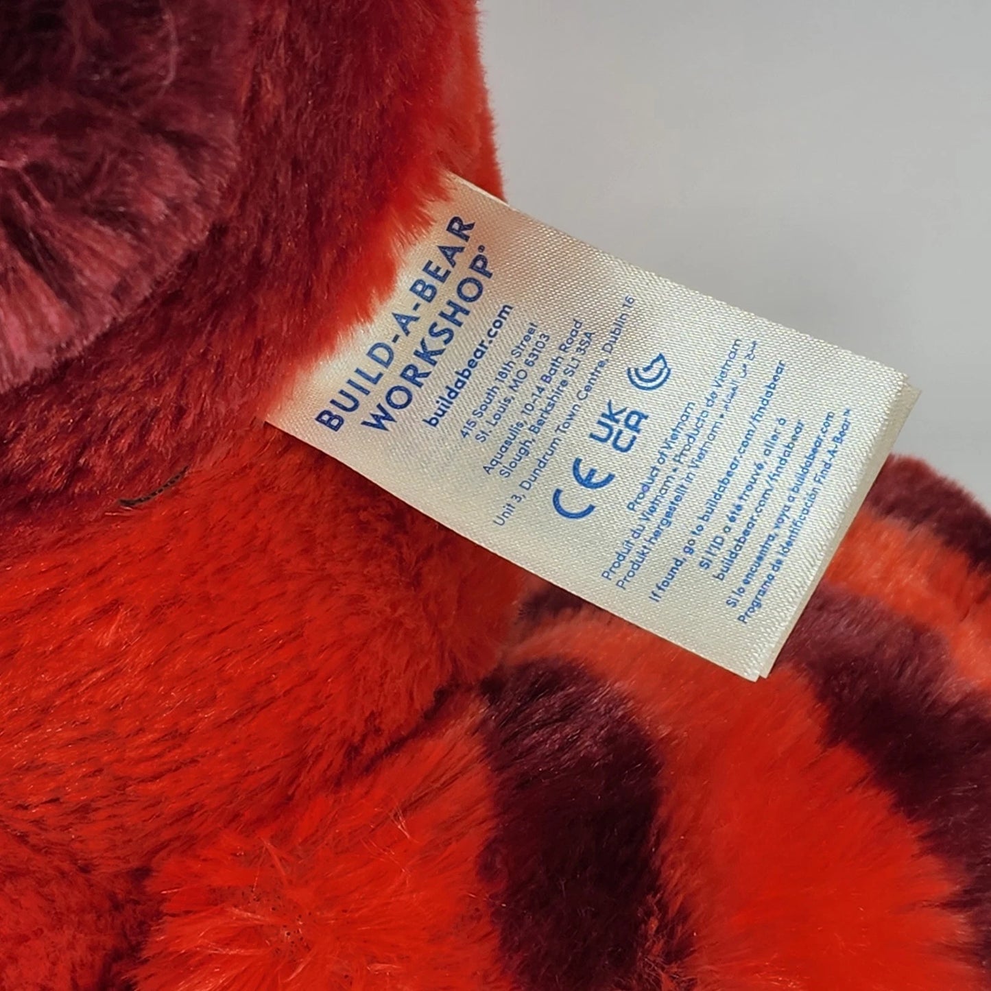 Build A Bear Turning Red Panda Mei Plush Disney Pixar Red Panda Meilin Lee 16"