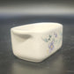 Pfaltzgraff April Mini Loaf Pan Baking Dish 4" Floral Stoneware Handles USA Vtg