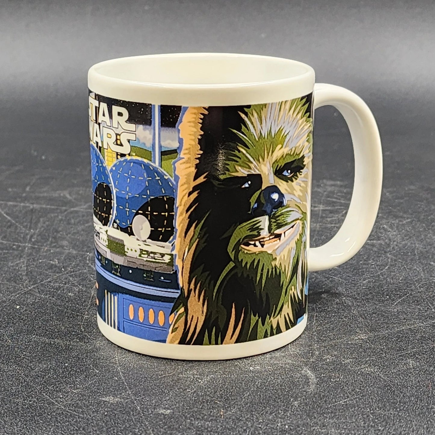 Star Wars Galerie Mug 12oz Han Solo Chewbacca Millennium Falcon Ceramic Cup 2014