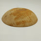 Oval Shape Bread Serving Bowl in Natural Wood Hand Crafted Kitchen Decor 9” x 2"