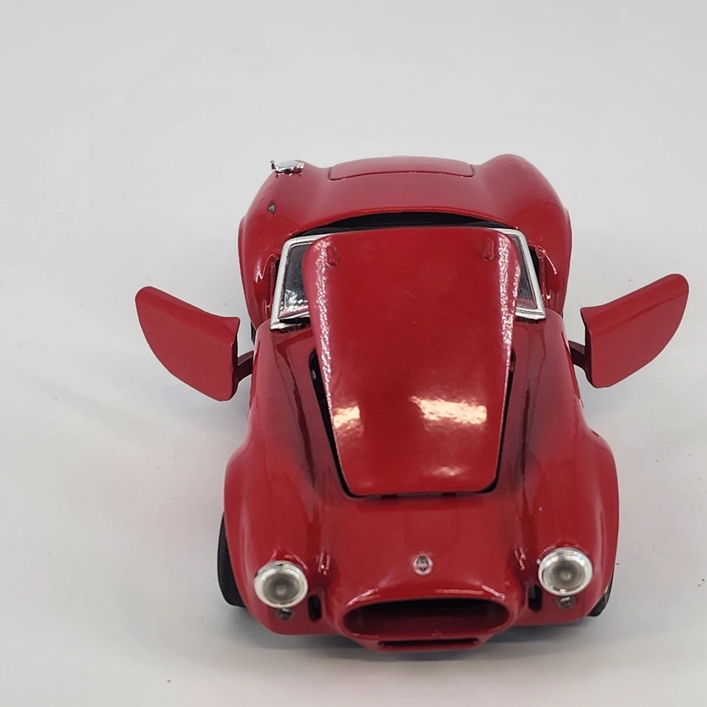 Revell Cobra 427 Diecast Car Vehicle 1:28 Red Opening Hood Doors Steer 6.25" Vtg