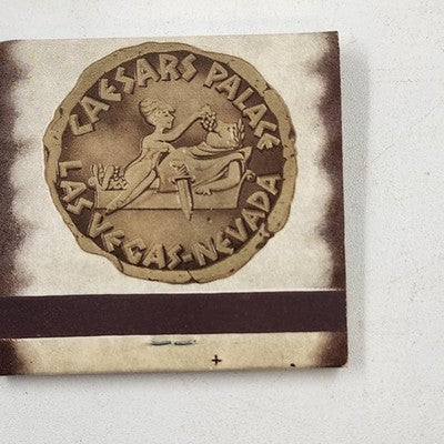 Caesars Palace Casino Las Vegas Nevada Front Strike Matchbook 2" Unused