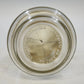 Federal Housewares Glass Food Chopper Yellow Lid Manual 10" Vintage Kitchen Tool