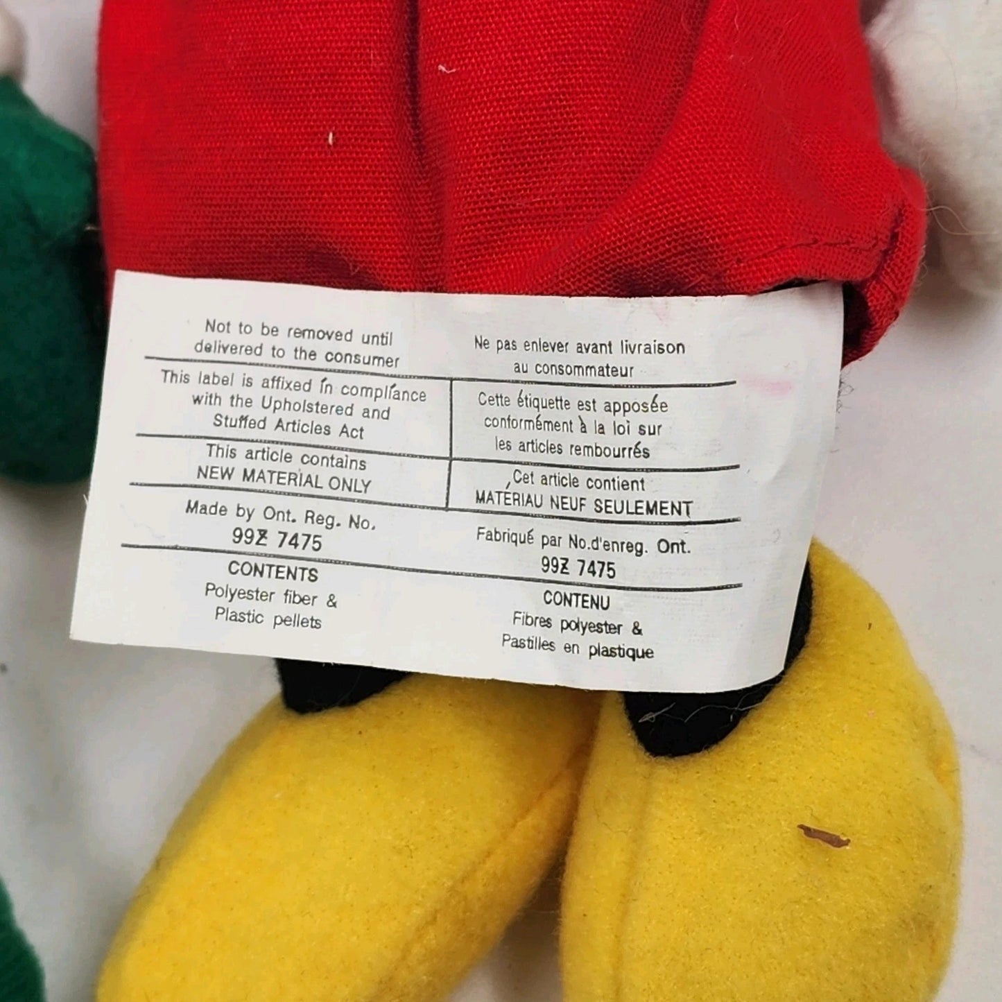4 Beanie Babies Plush 3 Disney Pooh Mickey & Minnie and 1 Warner Bros Sylvester