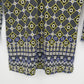 JM Collection Petite Geometric Print Beaded V-Neck 3/4 Sleeve Top P/P Polyester