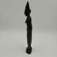 African Kenya Woman Makonde Tribe Hand Carved Ebony Wood Sculpture Figurine 15"