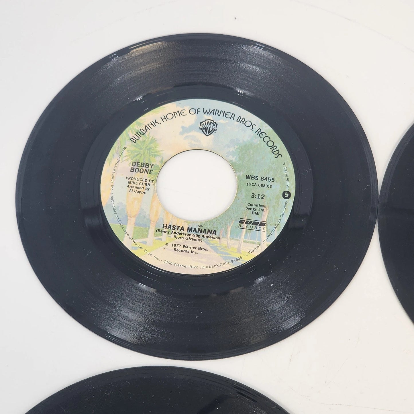 1970s 4-Pack 45RPM Vinyl Wings, Lennon, Flack & Boone Records