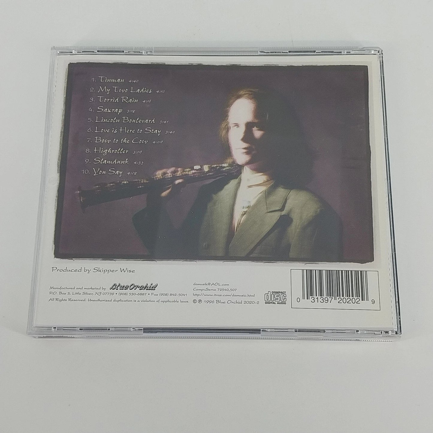 Dave Camp Torrid Rain CD 1996 Skipper Wise Blue Orchid Smooth Contemporary Jazz