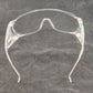 ERB Spec Visitor Safety Glasses OTG Fits over Most Rx Glasses UV Protection Z87+ (Clear, Clear)