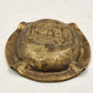 Bronze Brass Ashtray 5.5" Relief Solid Etched Casting Figures Ornate Oval Shape