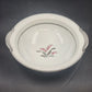 Noritake Crest Round Vegetable Bowl 5421 Lily of the Valley 10" Platinum Trim