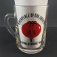 Reynoldsburg Ohio Birthplace of the Tomato Clear Glass Drinking Mug 12 Ounce 4¾"