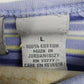 Sonoma Life Style 2 Pc Set Women's L Striped Top Blue Pants Cotton Loungewear