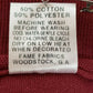 Burgundy 3 Button Polo Shirt Large Fame Fabrics 6.2 oz 50-50 Poly Cotton T100