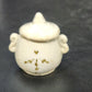 Mini Porcelain Doll Tea Set Creamer Sugar Bowl Lidded Cup Floral 1.5" Vintage
