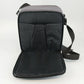 Gray Camera Bag Shoulder Carry Case 3 Compartments Adjustable Strap 8x4x9.5"