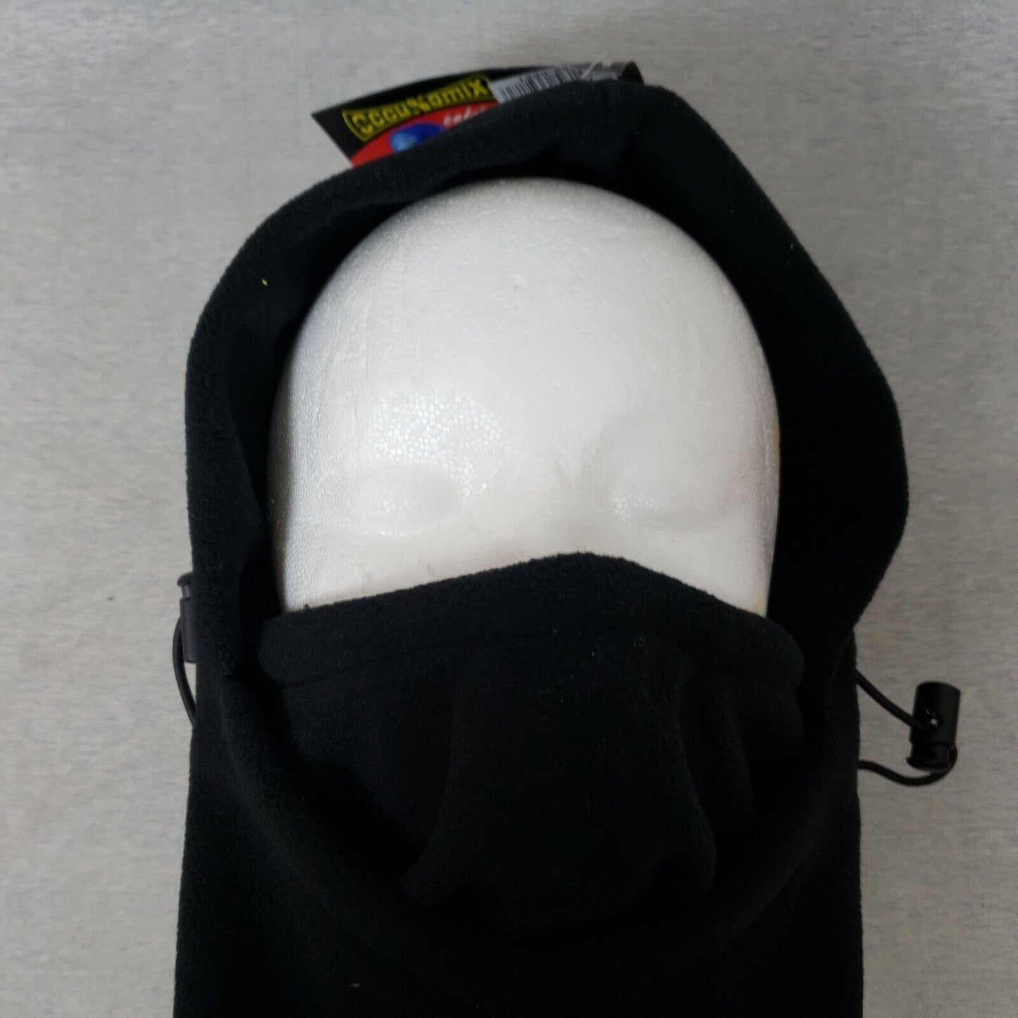 ColdStress Fleece Long Balaclava Head Winter Liner Ski Snow Mask Black Occunomix