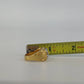 LIND Solitaire Ring 14K HGE CZ Gold Tone Men's Size 9 Statement Ring Vintage