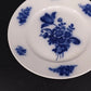 Villeroy & Boch Mettlach Blue Rose Luncheon Plate 8.25" Germany Vtg Porcelain
