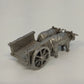 OSV Pewter Oxen Cart Wagon Miniature Farm Animal Figurine Vintage 2" Collectible
