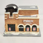 Christmas Village Ceramic Collectable Marsh Supermarket Pharmacy Vtg NO CORD