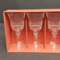 Cristal D'Arques Chantilly 25 cl Wine Glasses Set of 6 Original Box Arc France