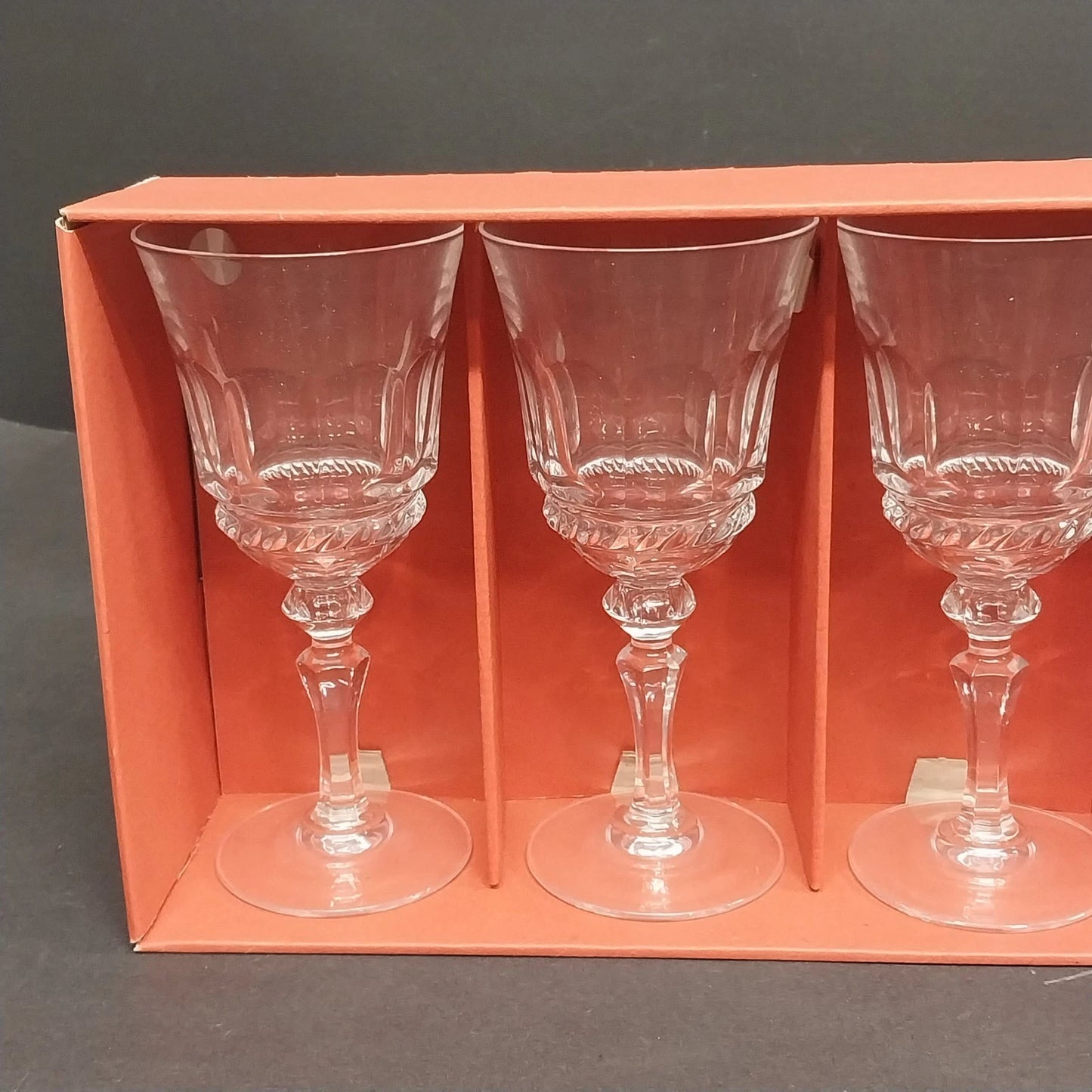 Cristal D'Arques Chantilly 25 cl Wine Glasses Set of 6 Original Box Arc France