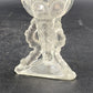 Beads & Bark Novelty Vase by Northwood White Opalescent Goblet 1903 Antique