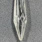 12 Rock Icicle Spear Drop Chandelier Crystals 3.2" Glass Prisms